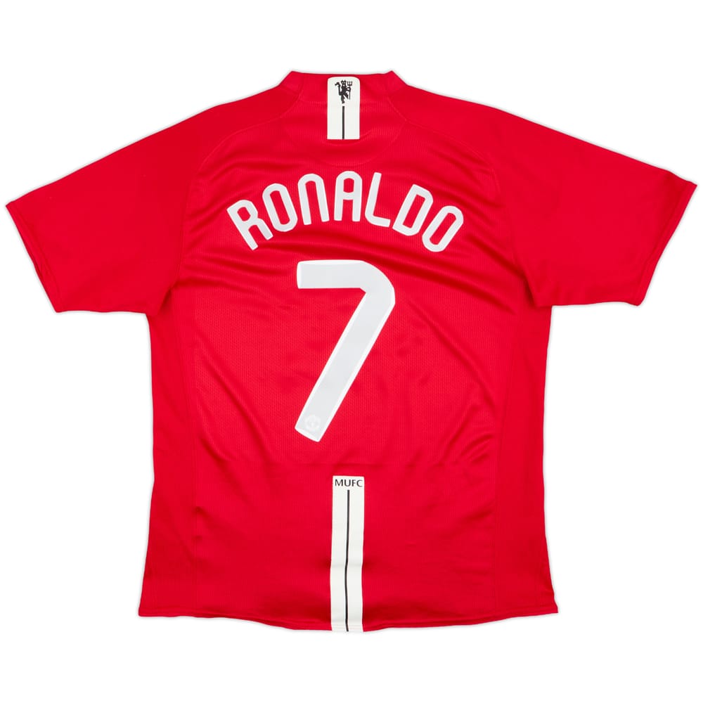 2007-09 Manchester United Home Shirt Ronaldo #7 - 6/10 - (M)