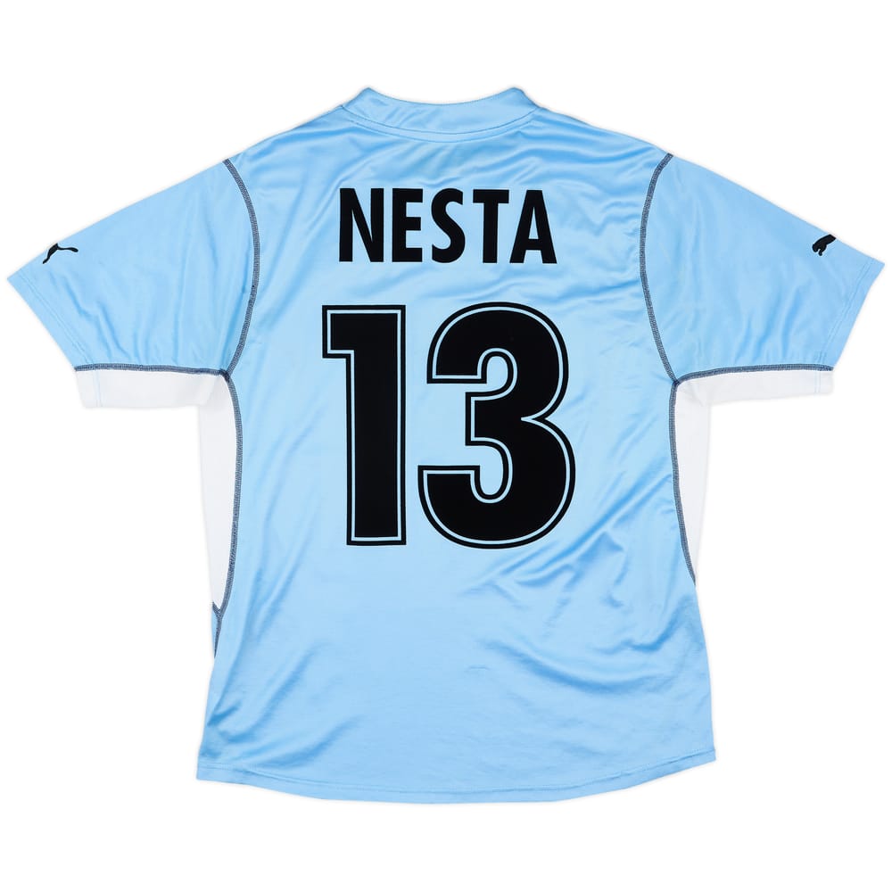 2001-02 Lazio Home Shirt Nesta #13 - 6/10 - (L)