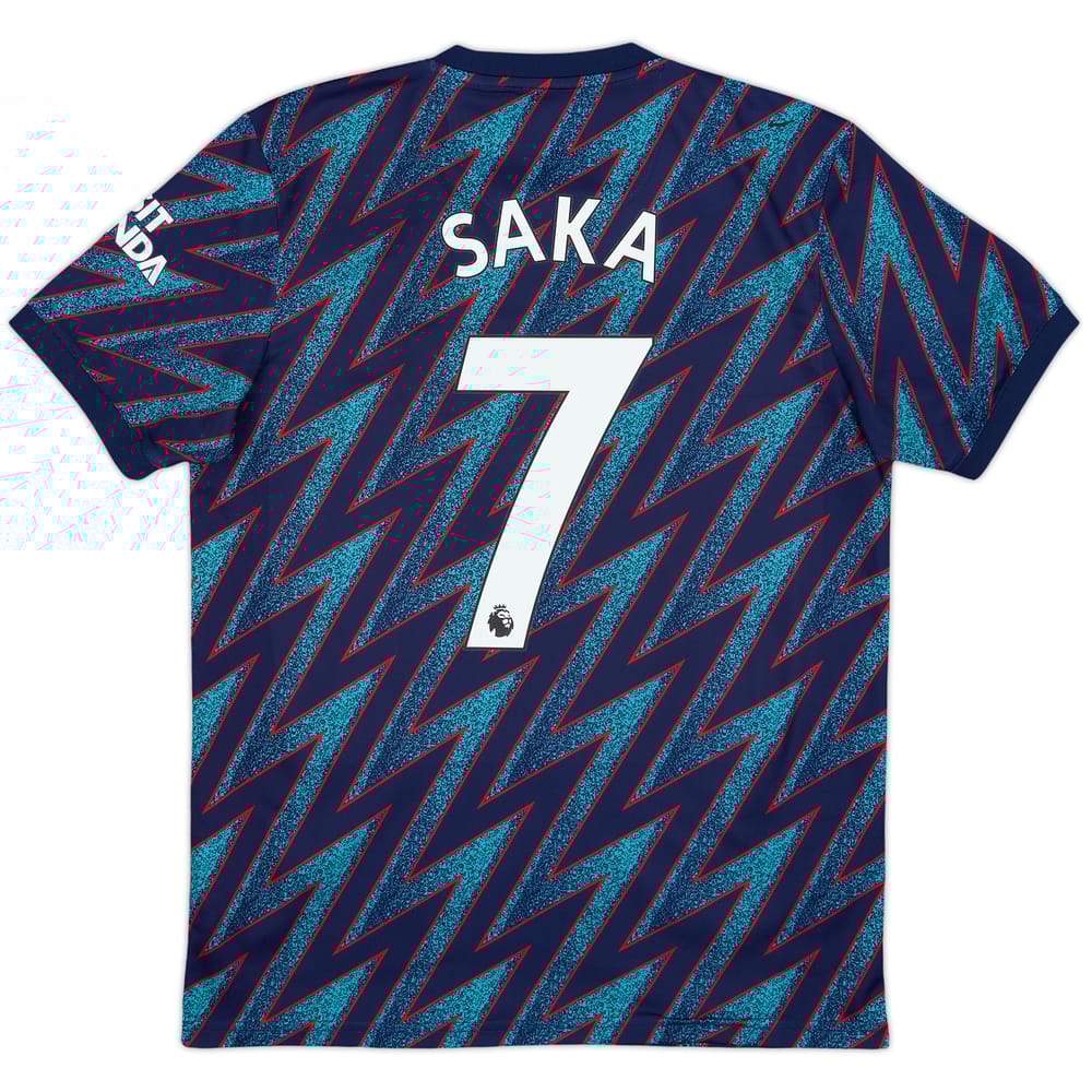2021-22 Arsenal Third Shirt Saka #7 - 8/10 - (M)