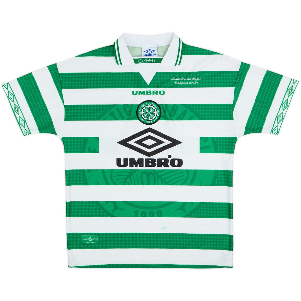 1997-99 Celtic Home Shirt - 5/10 - (L)