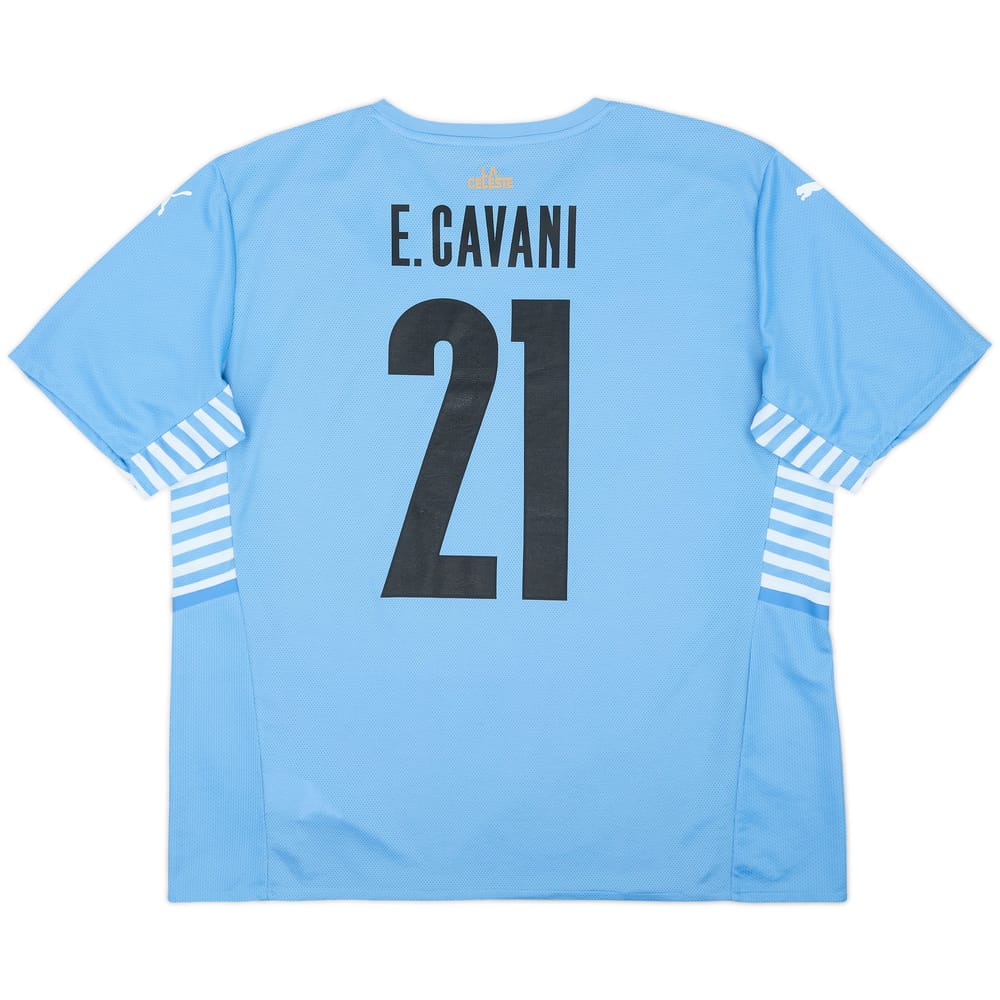 2021-22 Uruguay Home Shirt Cavani #21 - 8/10 - (XL)