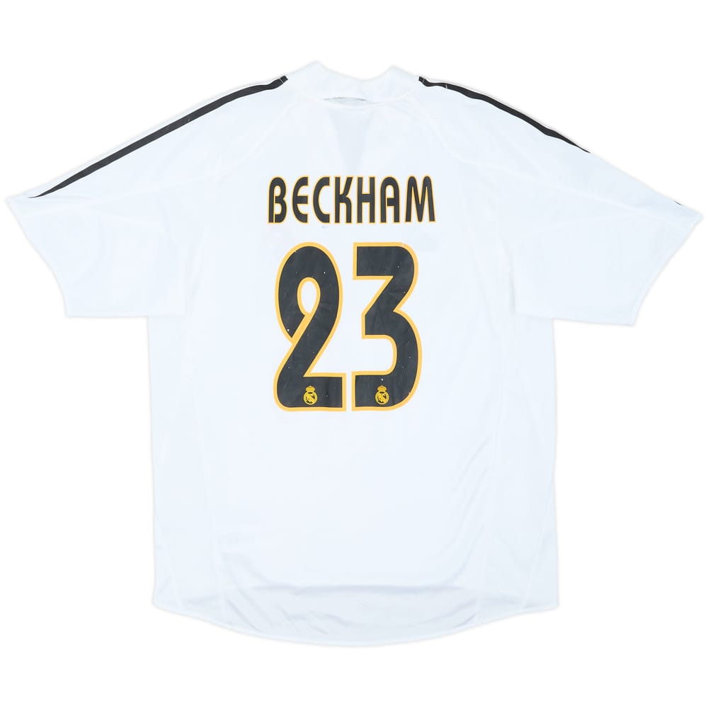 2004-05 Real Madrid Camiseta Local Beckham #23 - 4/10 - (M)