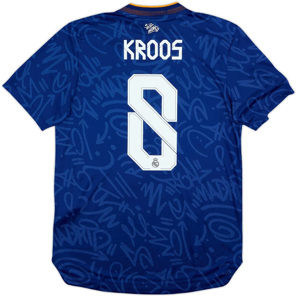 2021-22 Real Madrid Authentic Away Shirt Kroos #8 - 6/10 - (M)