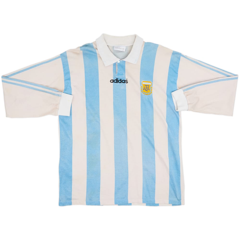 1994 Argentina Home L/S Shirt - 5/10 - (L)