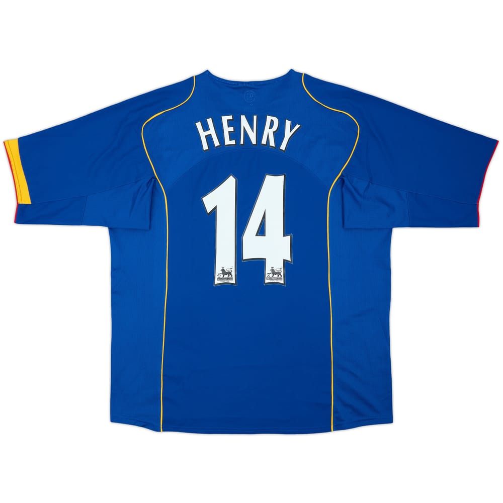 2004-06 Arsenal Away Shirt Henry #14 - 7/10 - (XL)