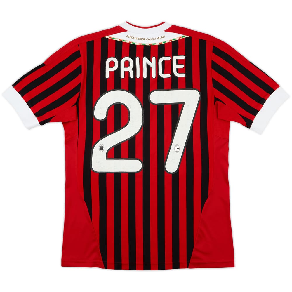 2011-12 AC Milan Home Shirt Prince #23 - 6/10 - (S)