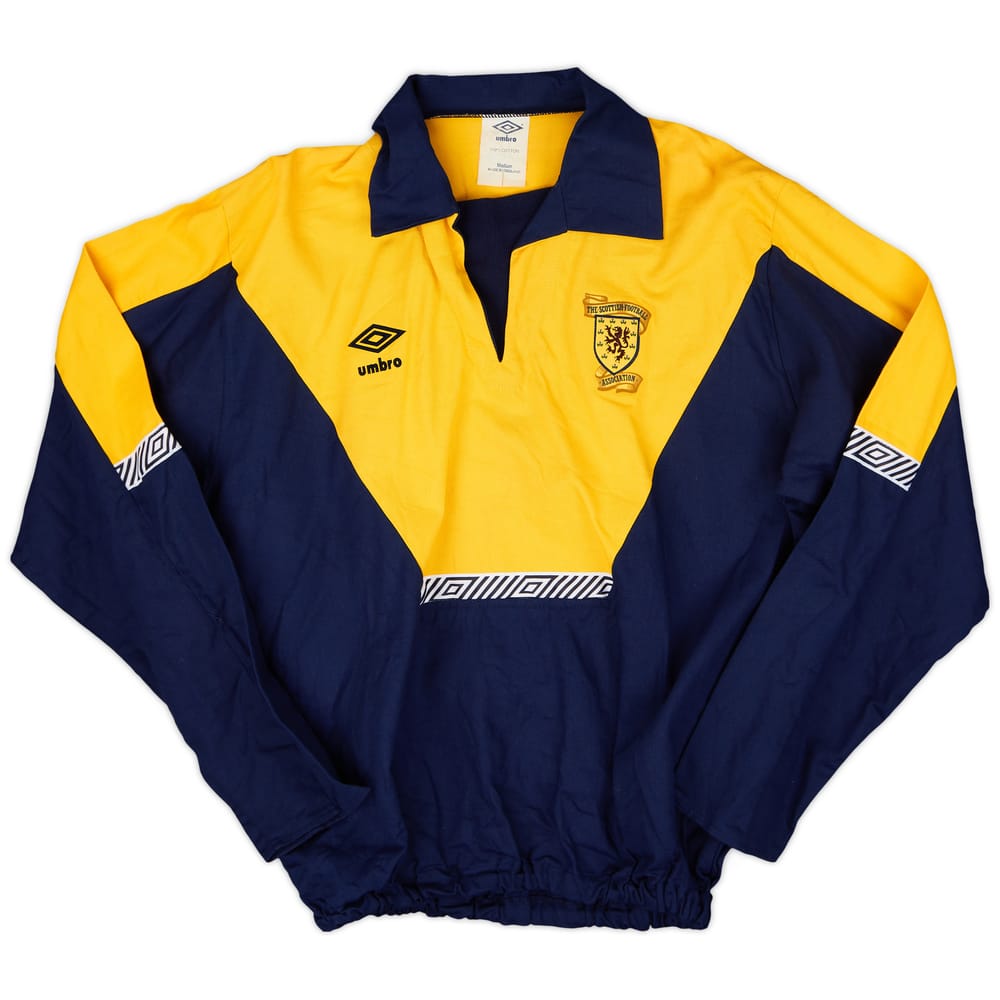 1990-92 Scotland Umbro Drill Top - 8/10 - (M)