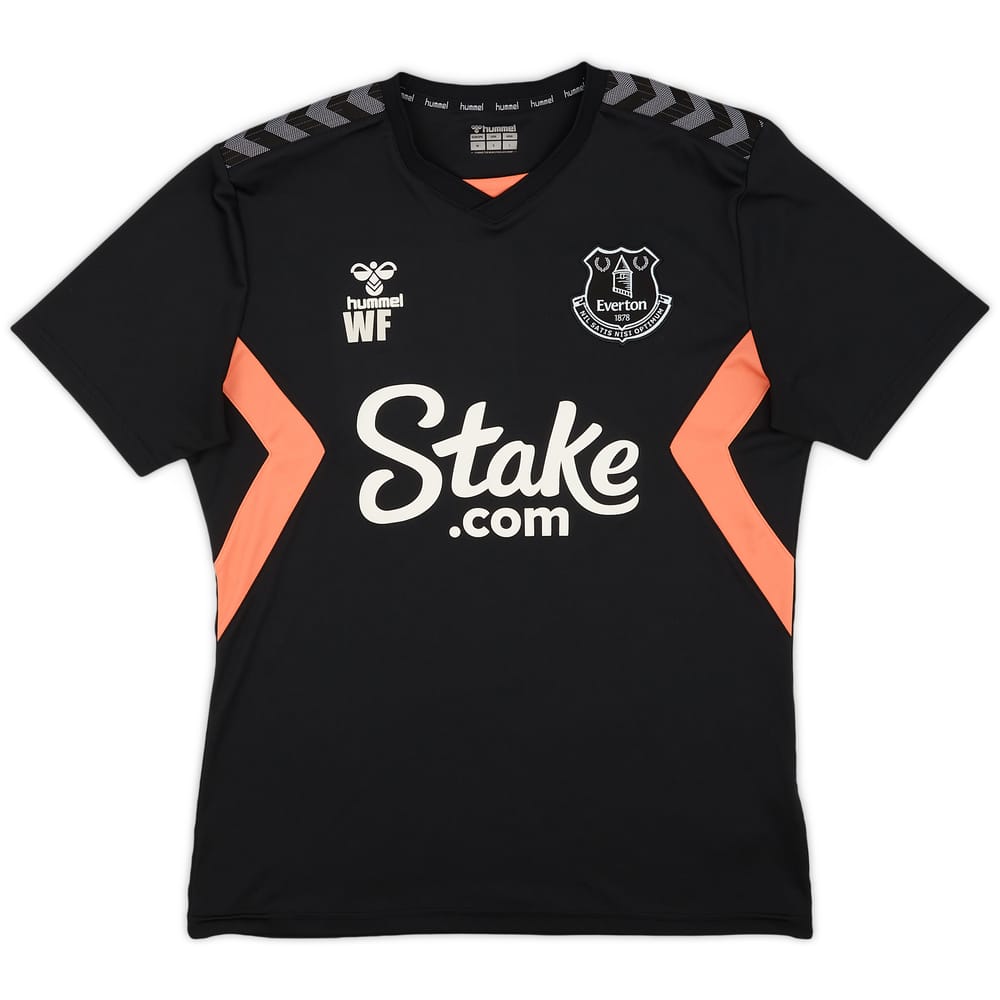 2020-21 Everton Staff Issue Hummel Training Shirt WF' - 8/10 - (M)