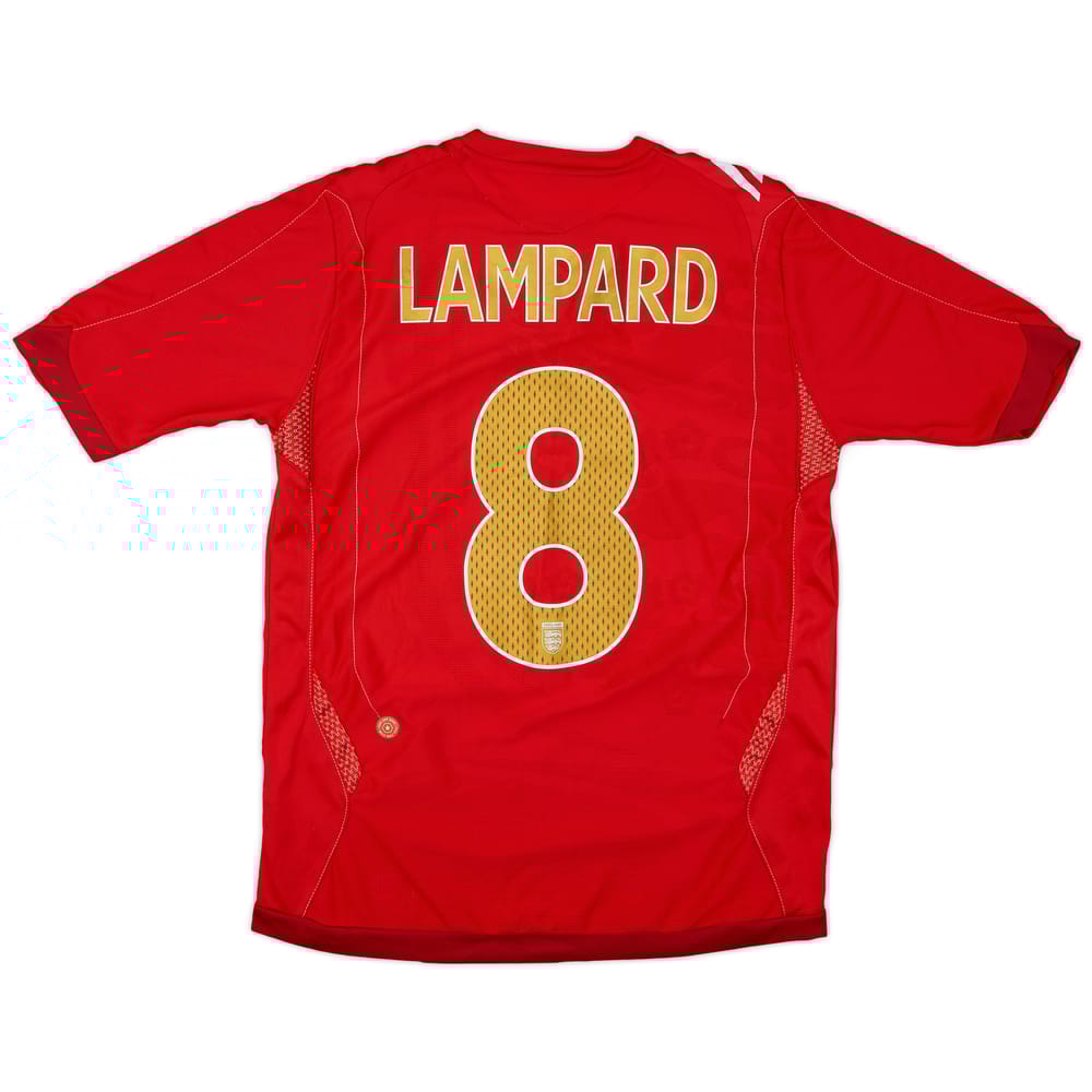 2006-08 England Away Shirt Lampard #8 - 9/10 - (S)