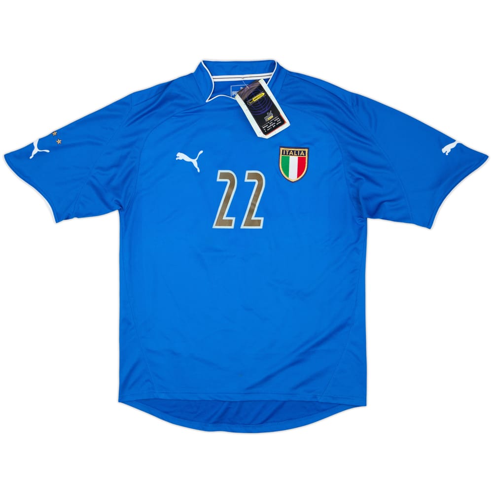 2003-04 Italy Player Issue Home Shirt #22 (L)