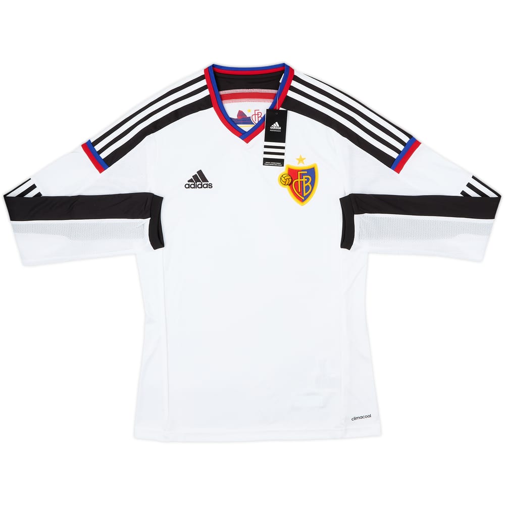 2014-15 FC Basel Player Issue Away L/S Shirt (S)