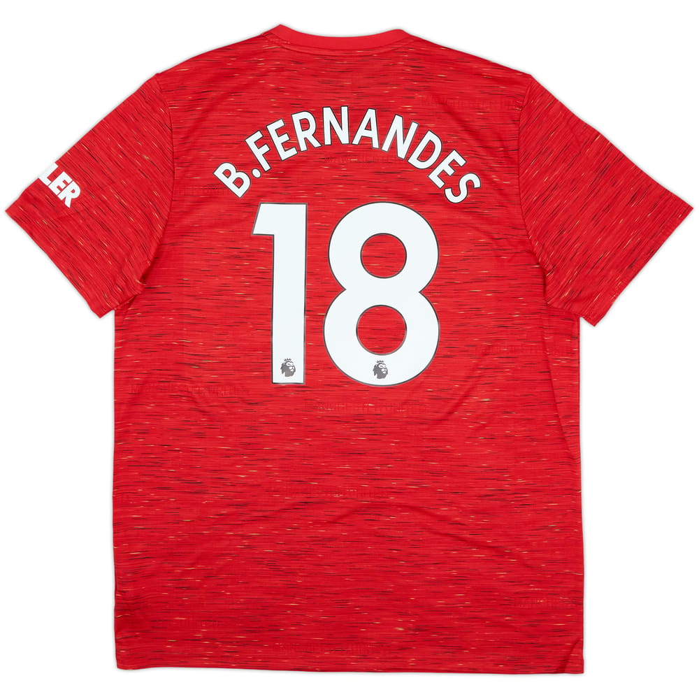 2020-21 Manchester United Home Shirt B.Fernandes #18 (XL)