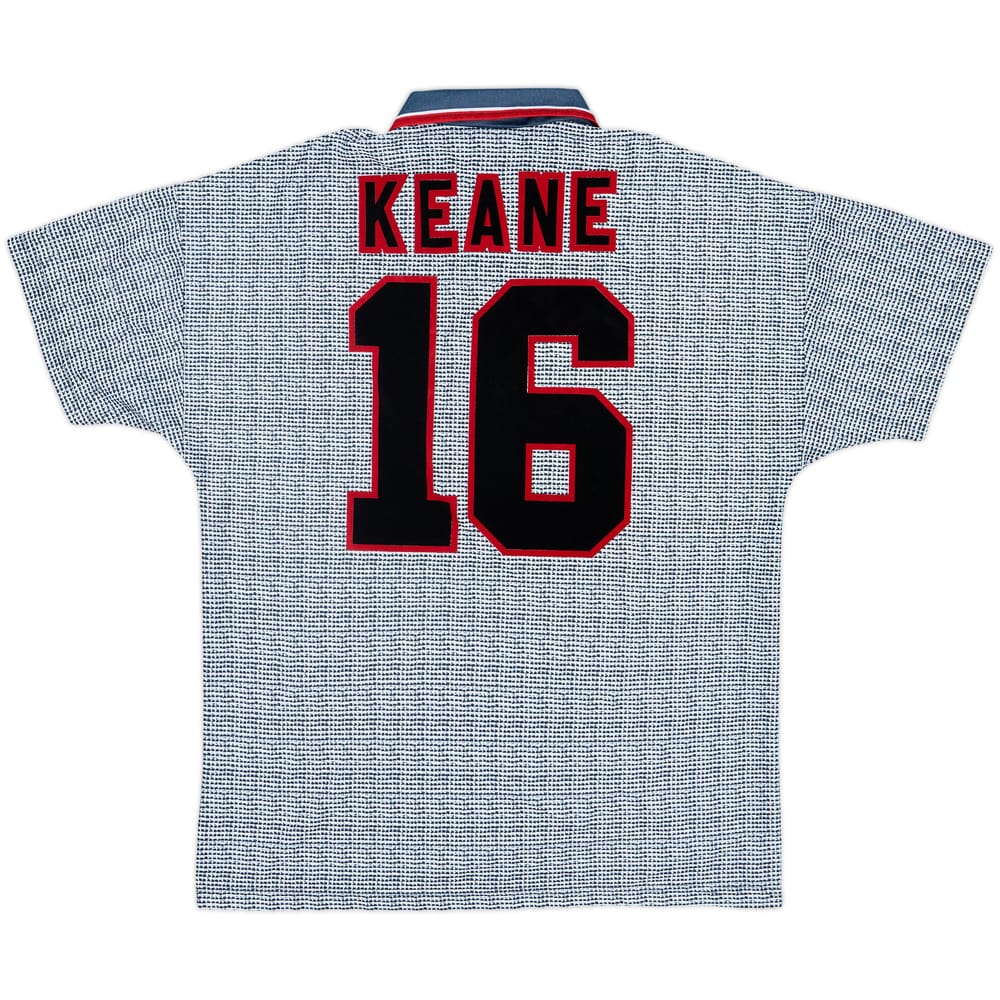 1995-96 Manchester United Away Shirt Keane #16 - 9/10 - (L)