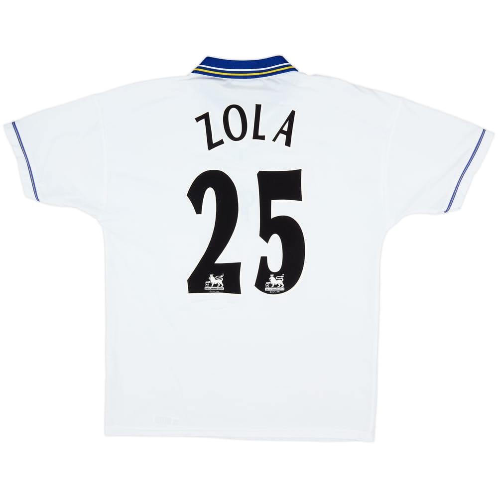 1998-00 Chelsea Away Shirt Zola #25 - 8/10 - (L)