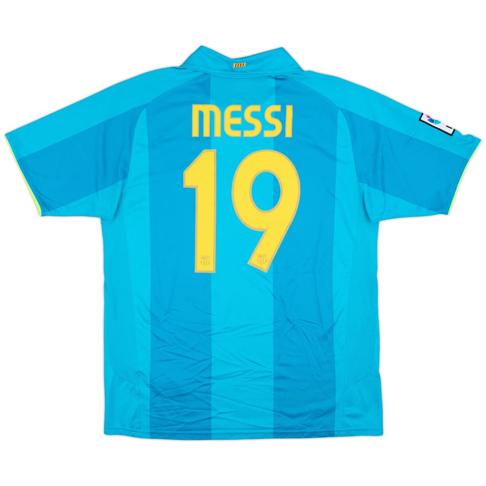 2007-09 Barcelona Away Shirt Messi #19 - 10/10 - (L)
