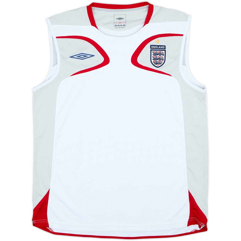 2007-08 England Umbro Training Vest - 7/10 - (XL)