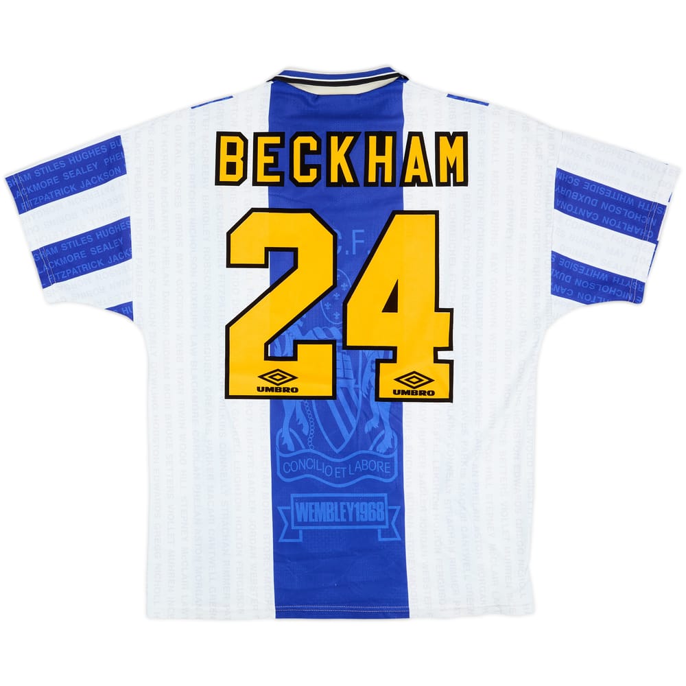 1994-96 Manchester United Third Shirt Beckham #24 - 8/10 - (L)