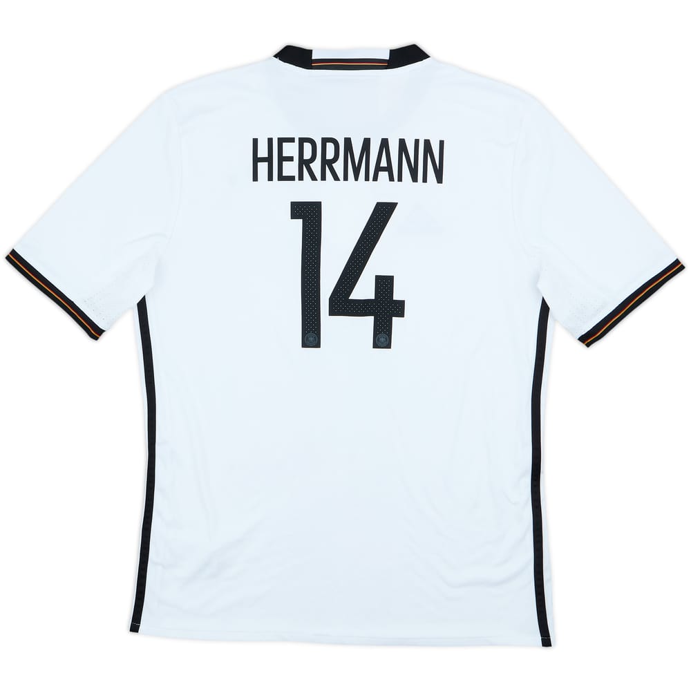 2015-16 Germany Home Shirt Herrmann #14 - 9/10 - (XL.Boys)