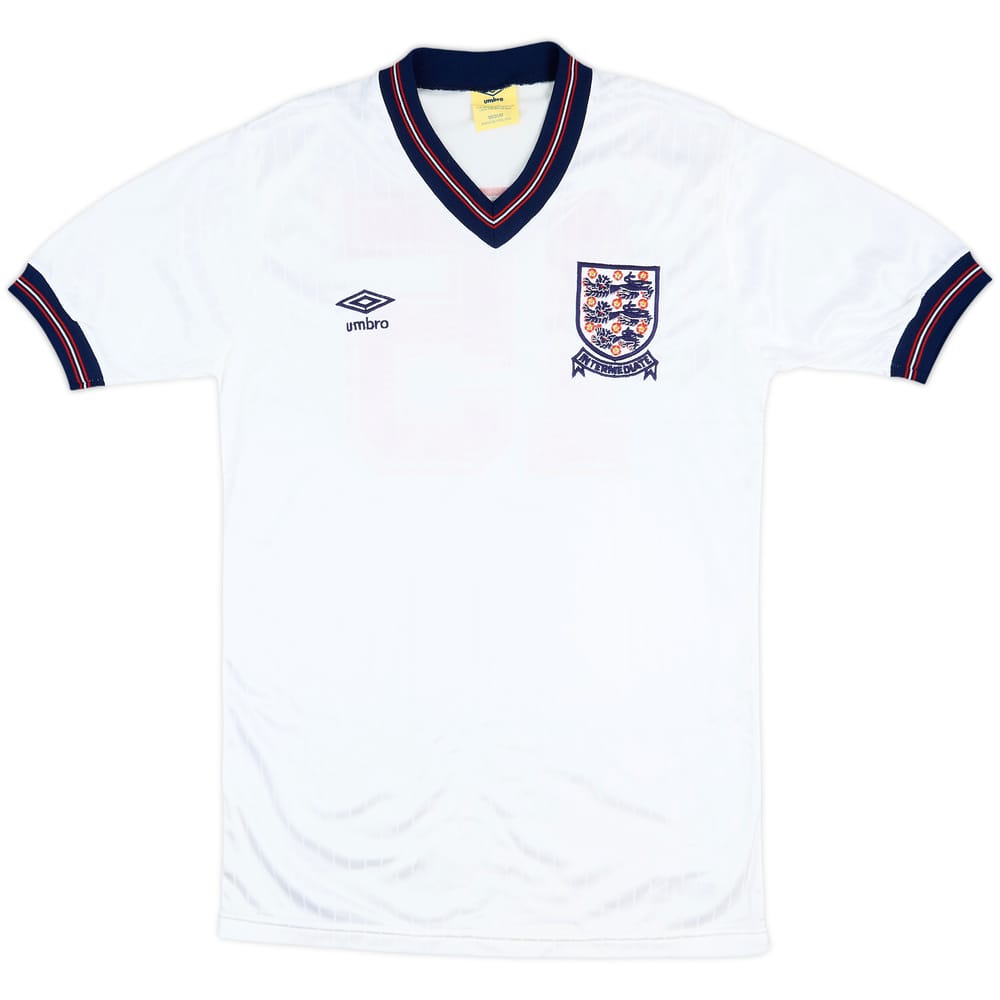 1985 England U-21 Match Issue Home Shirt #15 (Sinnott)
