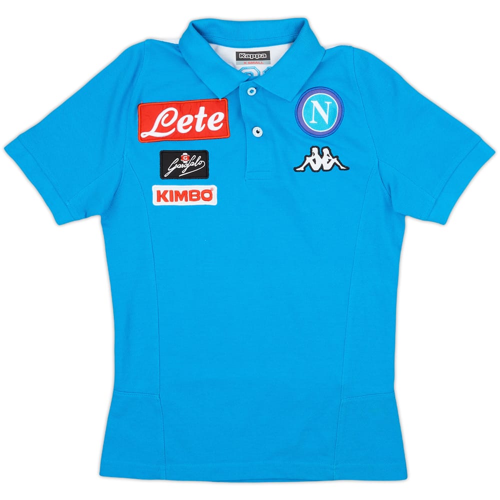 2016-17 Napoli Kappa Polo Shirt - 9/10 - (XS)