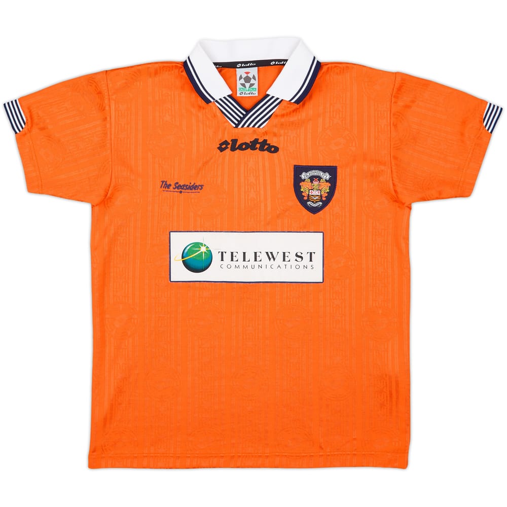1997-99 Blackpool Home Shirt - 9/10 - (XL.Boys)