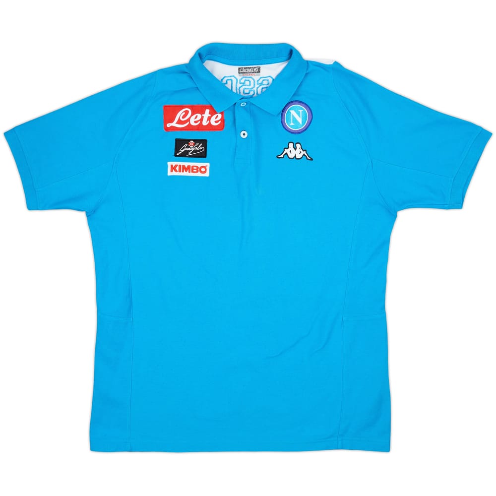 2016-17 Napoli Kappa Polo Shirt - 6/10 - (3XL)
