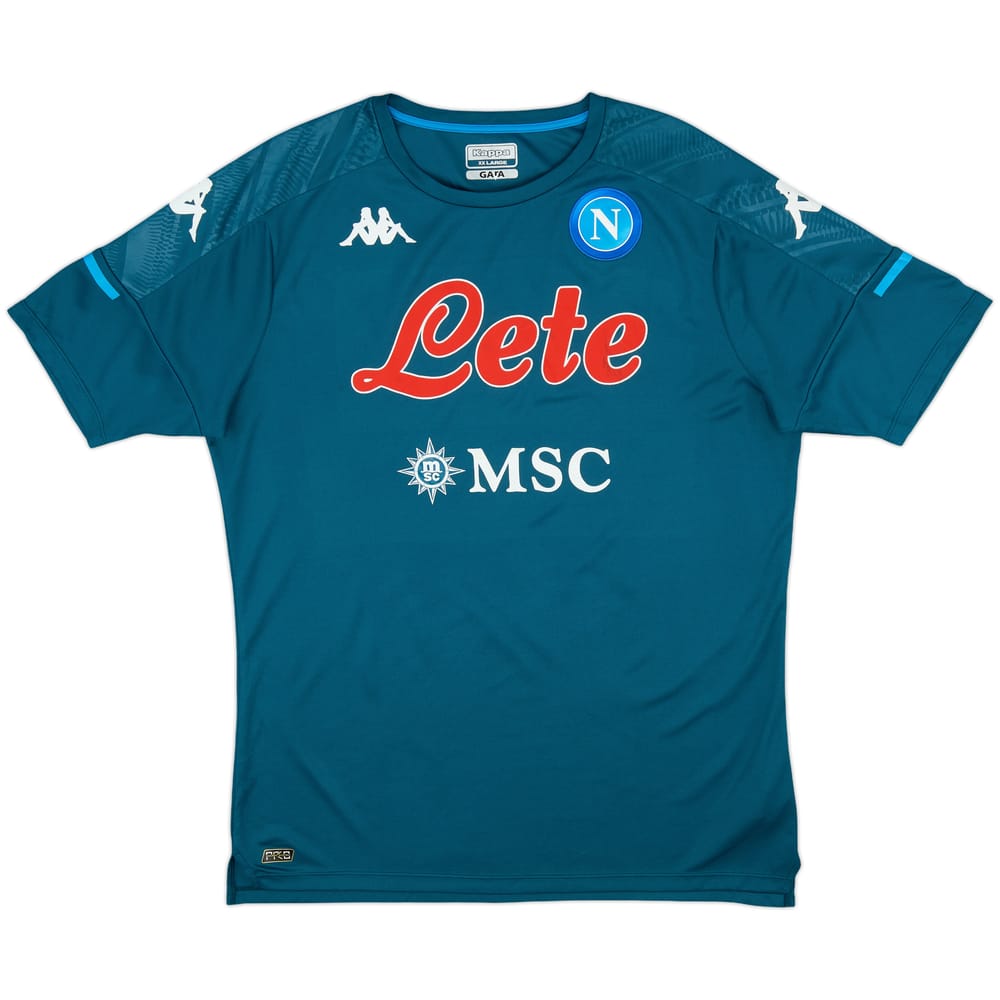 2020-21 Napoli Kappa Training Shirt - 7/10 - (XXL)