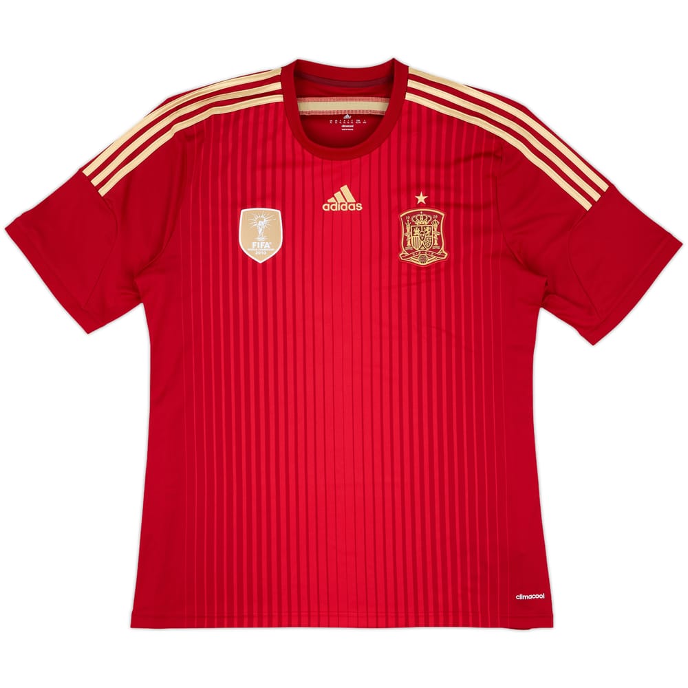 2013-15 Spain Home Shirt - 10/10 - (XL)