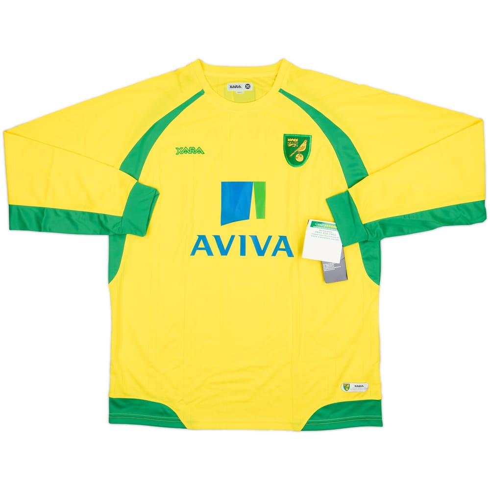 2010-11 Norwich Home L/S Shirt (L)