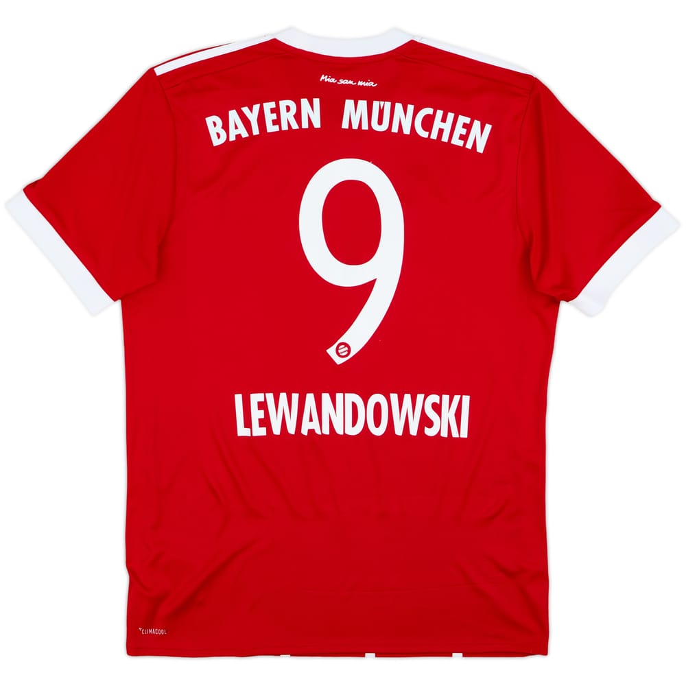 2017-18 Bayern Munich Home Shirt Lewandowski #9 - 8/10 - (M)