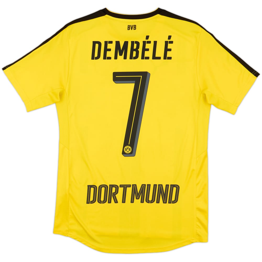 2016-17 Borussia Dortmund Home Shirt Dembele #7 - 8/10 - (S)