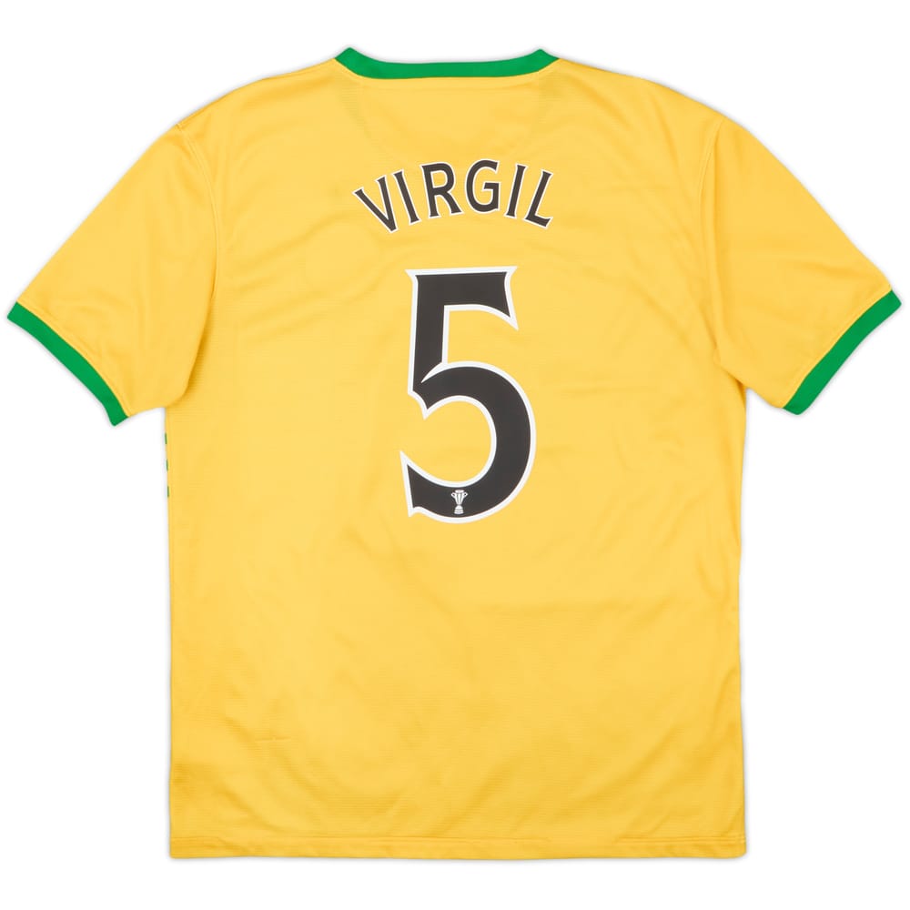 2013-14 Celtic Away Shirt Virgil #5 - 7/10 - (M)