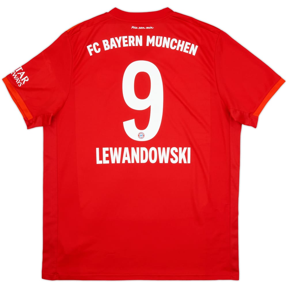 2019-20 Bayern Munich Home Shirt Lewandowski #9 - 9/10 - (XL)