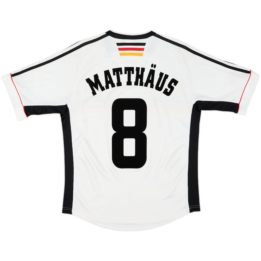 1998-00 Germany Home Shirt Matthaus #8 - 8/10 - (Y)