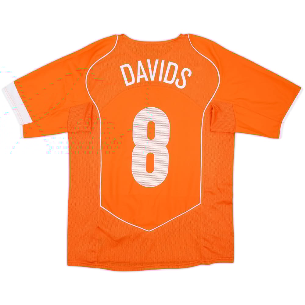 2004-06 Netherlands Home Shirt Davids #8 - 8/10 - (M)
