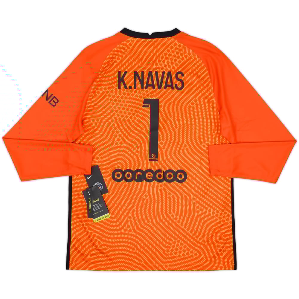 2020-21 Paris Saint-Germain GK Shirt K. Navas #1 (L)