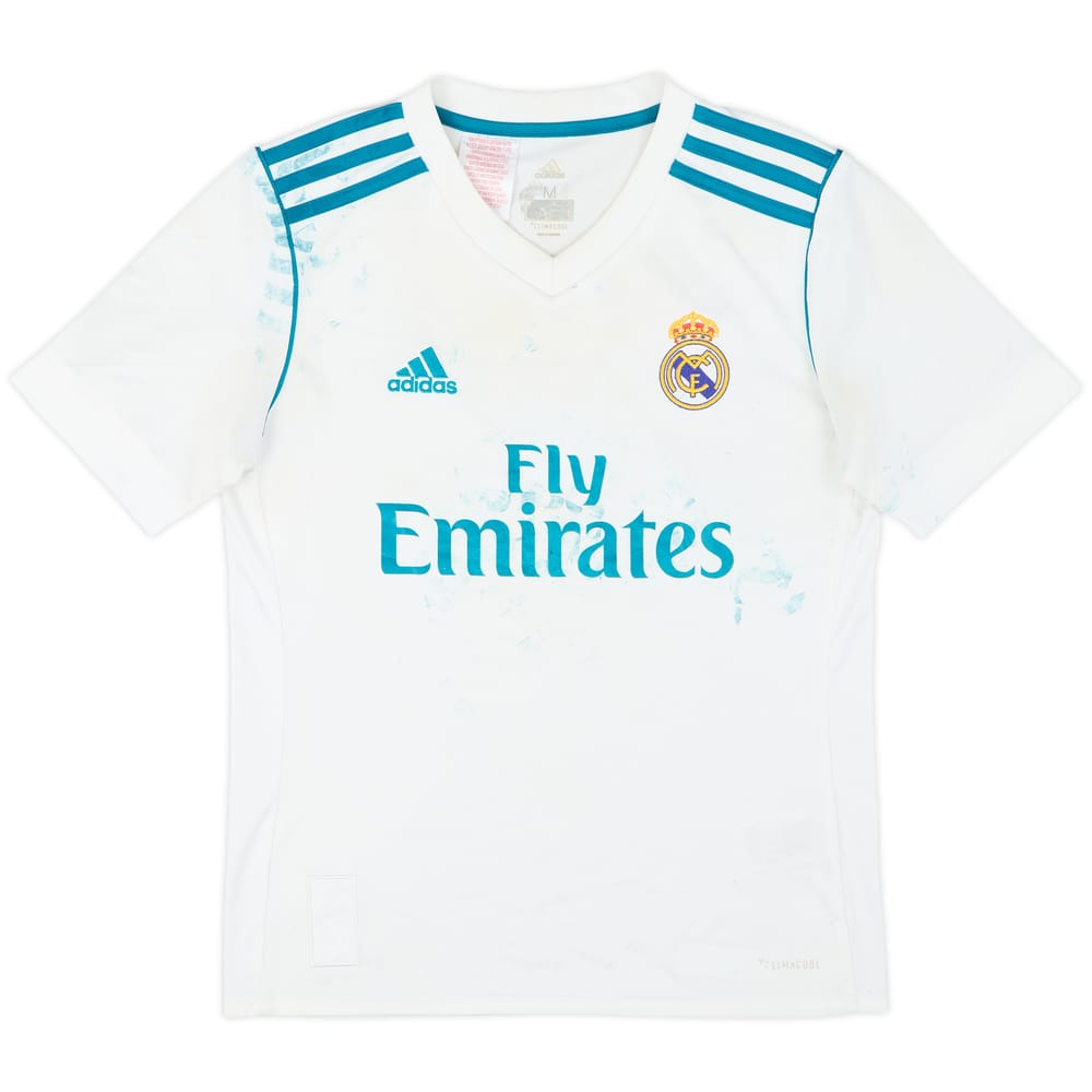 2017-18 Real Madrid Home Shirt - 4/10 - (M.Boys)