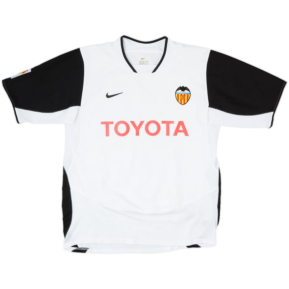 2004-05 Valencia Home Shirt Aimar #21 - 4/10 - (XL.Boys)