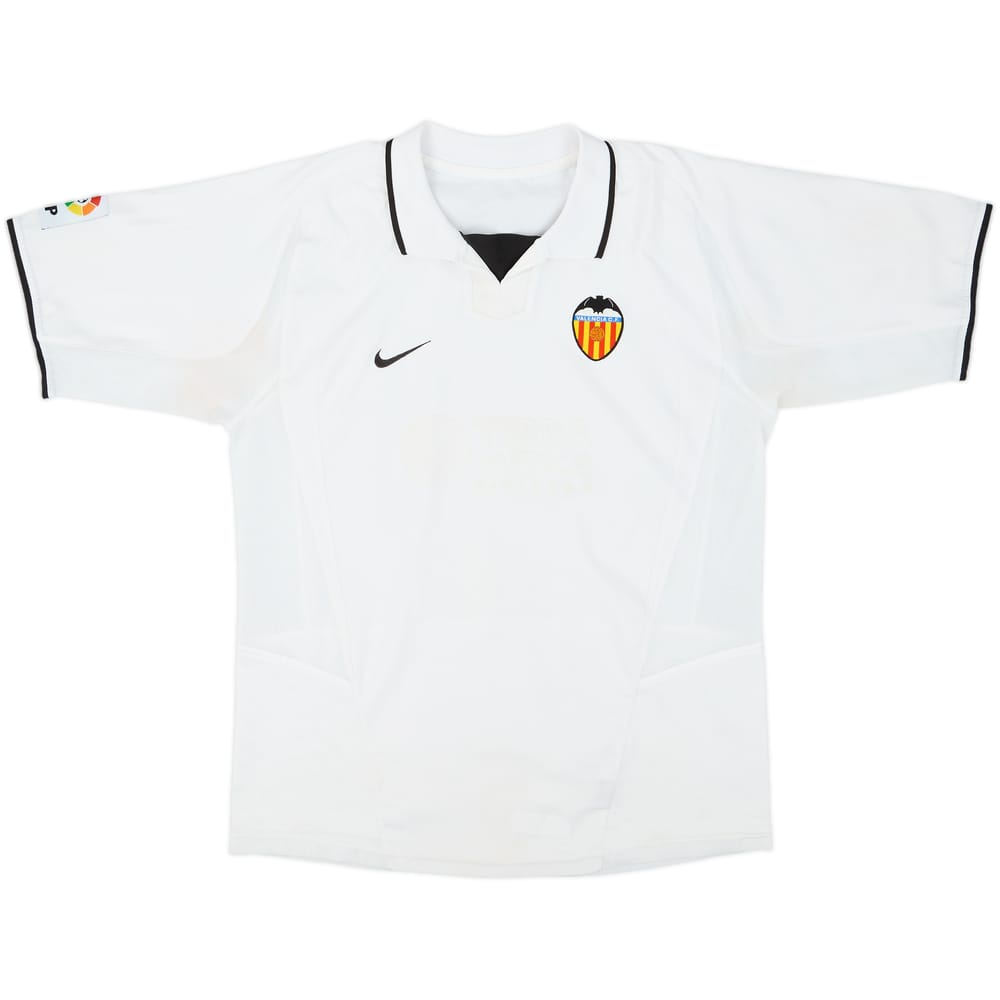 2002-03 Valencia Home Shirt - 4/10 - (XL.Boys)