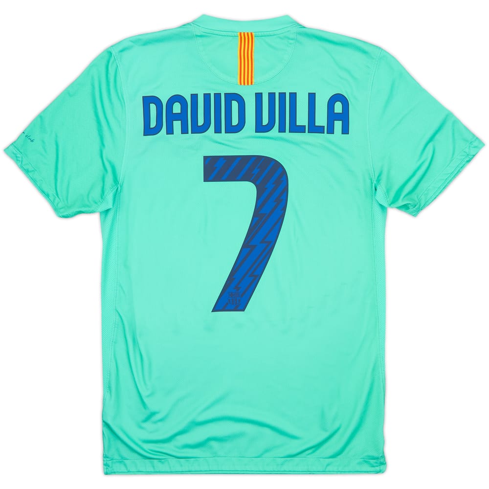 2010-11 Barcelona Away Shirt David Villa #7 - 9/10 - (S)