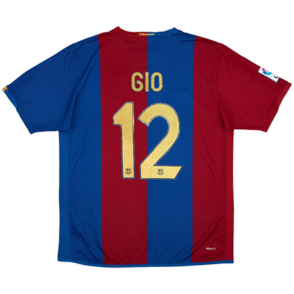 2006-07 Barcelona Home Shirt Gio #12 - 6/10 - (L)