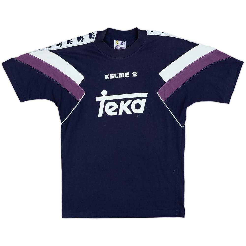 1997-98 Real Madrid Kelme Cotton Tee - 6/10 - (S)