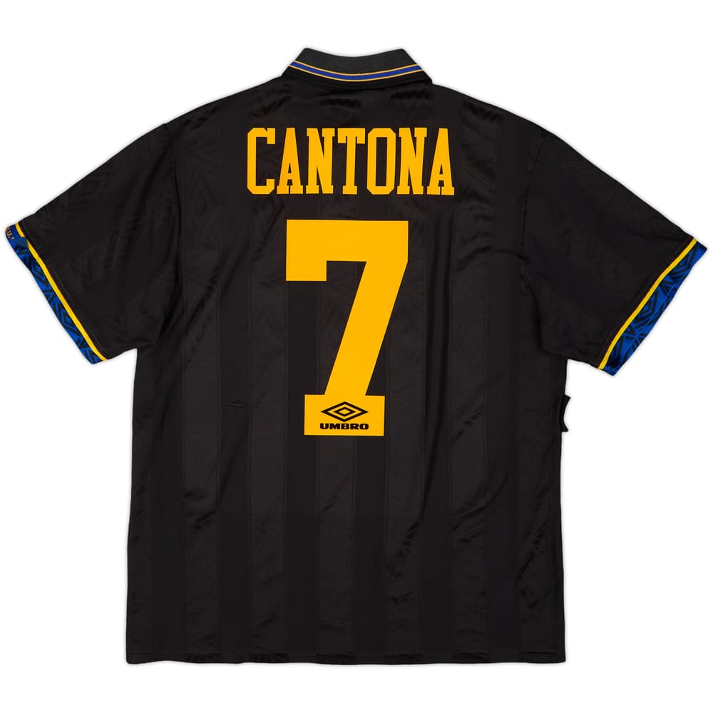 1993-95 Manchester United Away Shirt Cantona #7 - 6/10 - (L)
