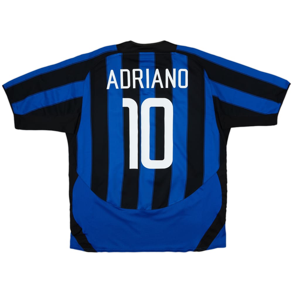 2003-04 Inter Milan Home Shirt Adriano #10 - 6/10 - (XL)