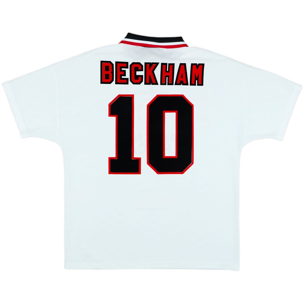 1996-97 Manchester United Away Shirt Beckham #10 - 8/10 - (XL)