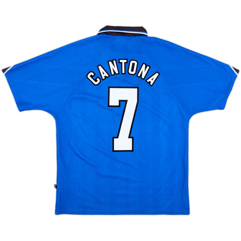 1996-98 Manchester United Third Shirt Cantona #7 - 8/10 - (L)