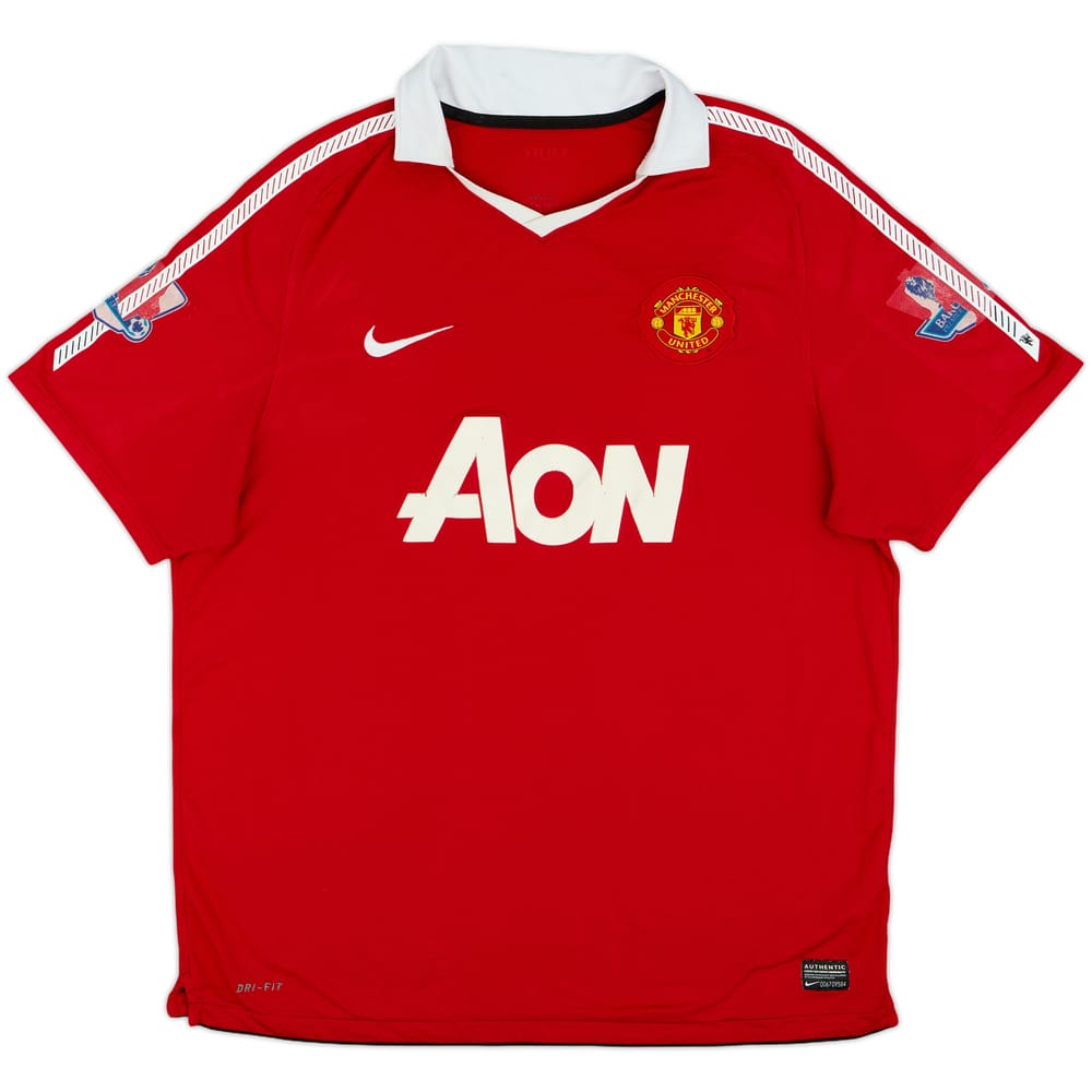 2010-11 Manchester United Home Shirt - 5/10 - (XL)
