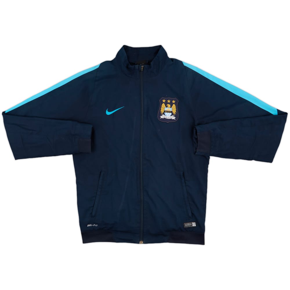 2015-16 Manchester City Nike Track Jacket - 8/10 - (M)