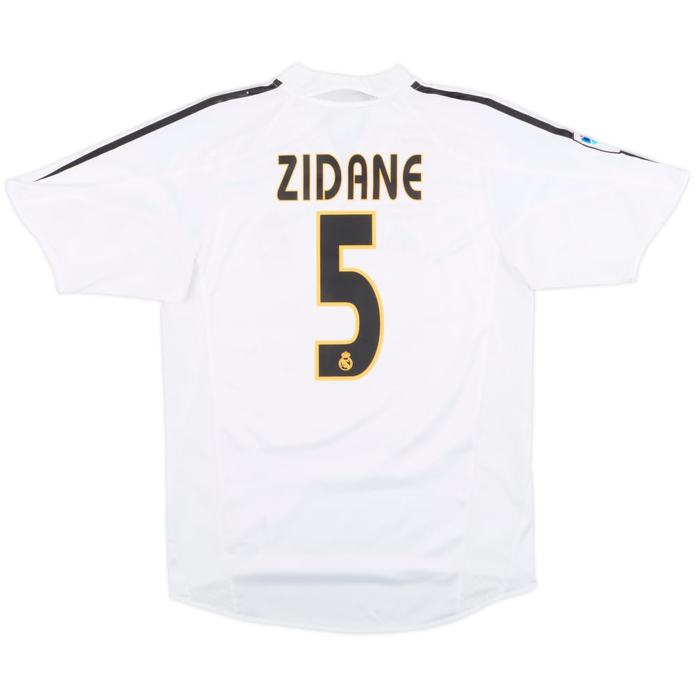 2004-05 Real Madrid Home Shirt Zidane #5 - 8/10 - (S)
