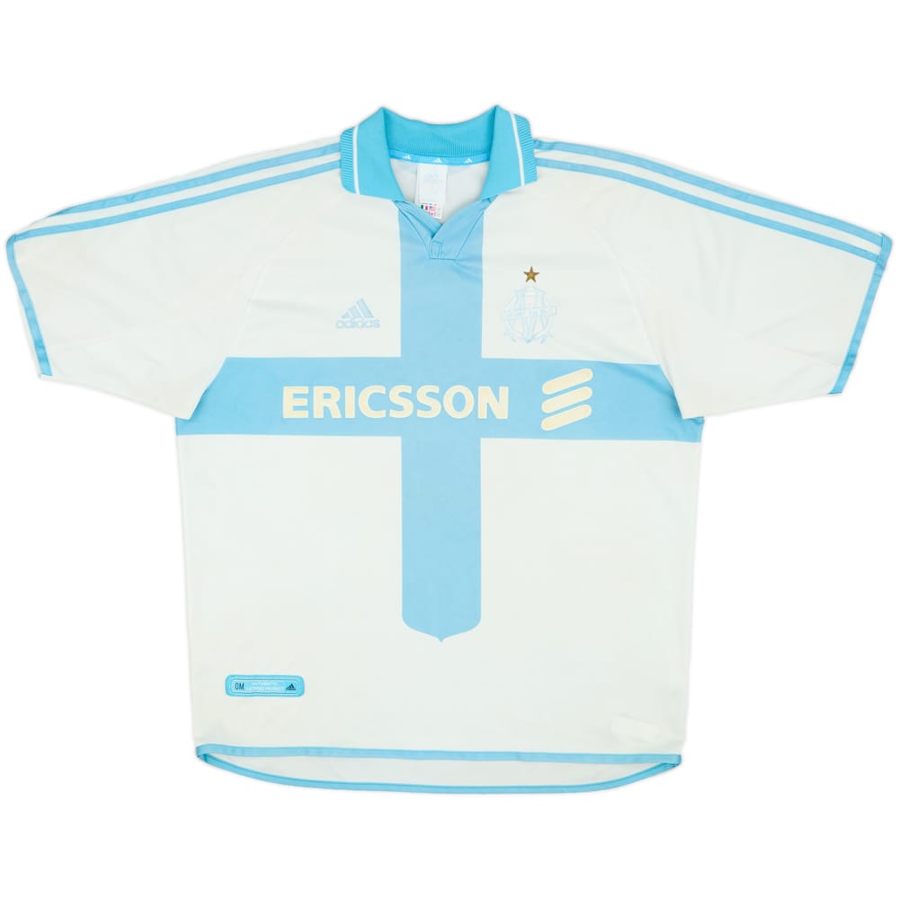 2000-01 Olympique Marseille Home Shirt - 4/10 - (L)